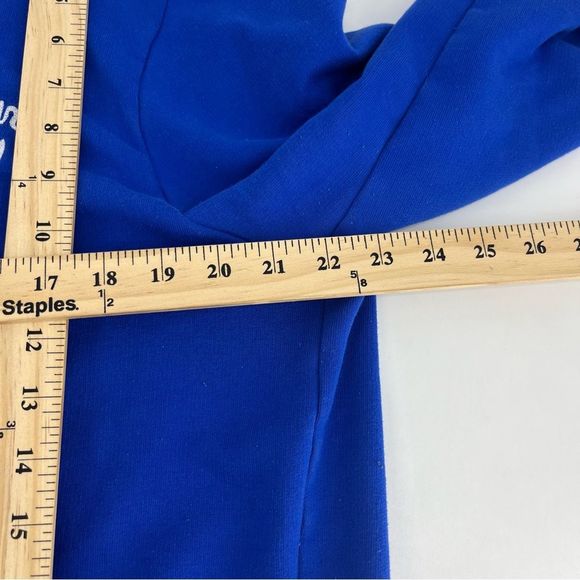 Polo By Ralph‎ Lauren Hoodie Men Large Blue Polo Team Sweatshirt Full Zip Patch - Picture 7 of 11